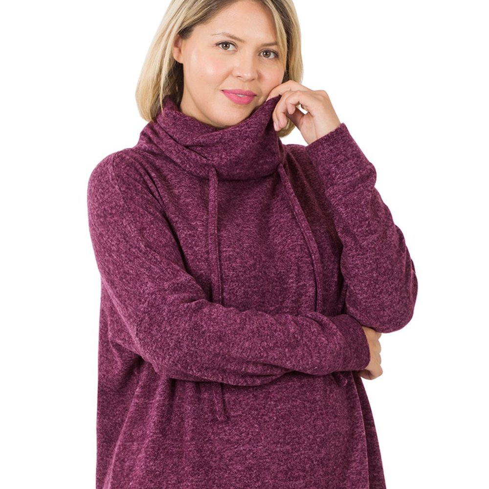Funnel Neck Sweater - Curvy